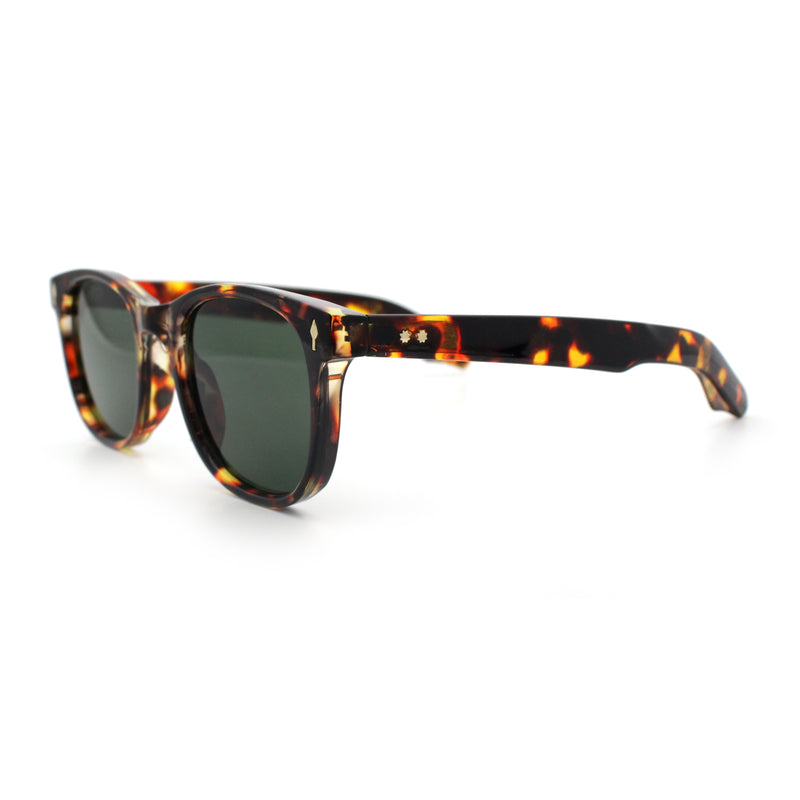 Gentlemanly Retro Horn Rim Hipster Fashion Plastic Sunglasses