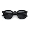 Vintage Style Iconic Keyhole Horn Rim Plastic Round Hipster Sunglasses