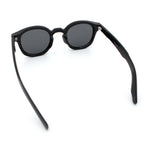 Vintage Style Iconic Keyhole Horn Rim Plastic Round Hipster Sunglasses