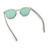 Vintage Style Iconic Keyhole Horn Rim Plastic Round Hipster Sunglasses