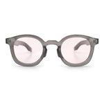 Vintage Style Iconic Keyhole Horn Rim Plastic Round Hipster Sunglasses