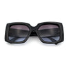 Womens Classy Thick Plastic Square Rectangle Butterfly Designer Sunglasses