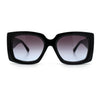 Womens Classy Thick Plastic Square Rectangle Butterfly Designer Sunglasses
