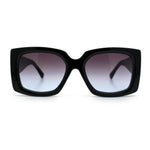 Womens Classy Thick Plastic Square Rectangle Butterfly Designer Sunglasses