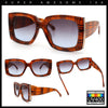 Womens Classy Thick Plastic Square Rectangle Butterfly Designer Sunglasses