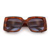 Womens Classy Thick Plastic Square Rectangle Butterfly Designer Sunglasses