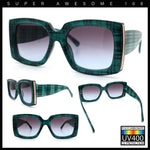 Womens Classy Thick Plastic Square Rectangle Butterfly Designer Sunglasses