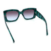 Womens Classy Thick Plastic Square Rectangle Butterfly Designer Sunglasses