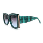 Womens Classy Thick Plastic Square Rectangle Butterfly Designer Sunglasses