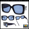 Womens Classy Thick Plastic Square Rectangle Butterfly Designer Sunglasses
