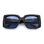 Womens Classy Thick Plastic Square Rectangle Butterfly Designer Sunglasses
