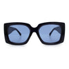 Womens Classy Thick Plastic Square Rectangle Butterfly Designer Sunglasses