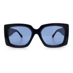 Womens Classy Thick Plastic Square Rectangle Butterfly Designer Sunglasses