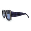 Womens Classy Thick Plastic Square Rectangle Butterfly Designer Sunglasses