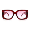 Womens Classy Thick Plastic Square Rectangle Butterfly Designer Sunglasses