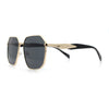 Mens Luxury Geometric Metal Rim Hustler Fashion Rectangle Sunglasses