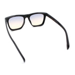 Oversized Large Horn Rim Dimensional Thick Plastic Rectangle Sunglasses