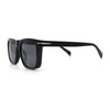 Oversized Large Horn Rim Dimensional Thick Plastic Rectangle Sunglasses