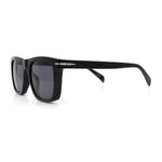 Oversized Large Horn Rim Dimensional Thick Plastic Rectangle Sunglasses