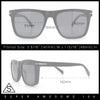 Oversized Large Horn Rim Dimensional Thick Plastic Rectangle Sunglasses