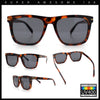 Oversized Large Horn Rim Dimensional Thick Plastic Rectangle Sunglasses