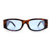 Kush Graffiti Logo Mens Narrow Rectangle Thick Temple Gangster Sunglasses