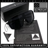 Mens Geometric Oversized Shield Sport Plastic Wrap Riding Sunglasses