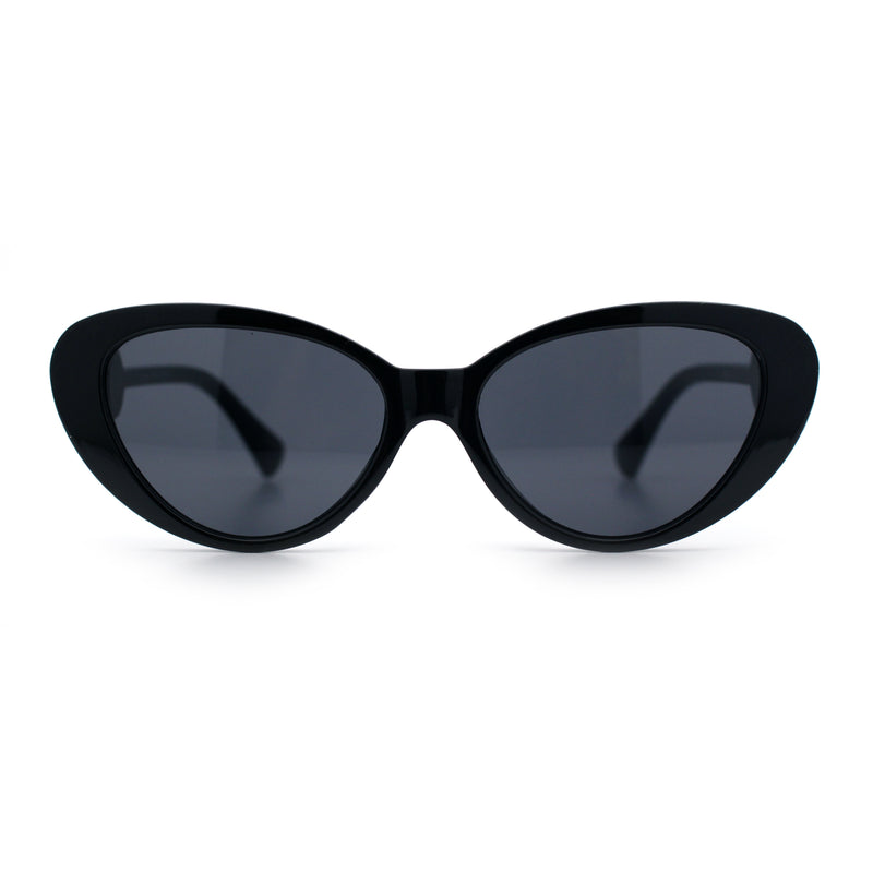 Womens Star Stud Jewel Trim Arm Mod Cat Eye Plastic Fashion Diva Sunglasses