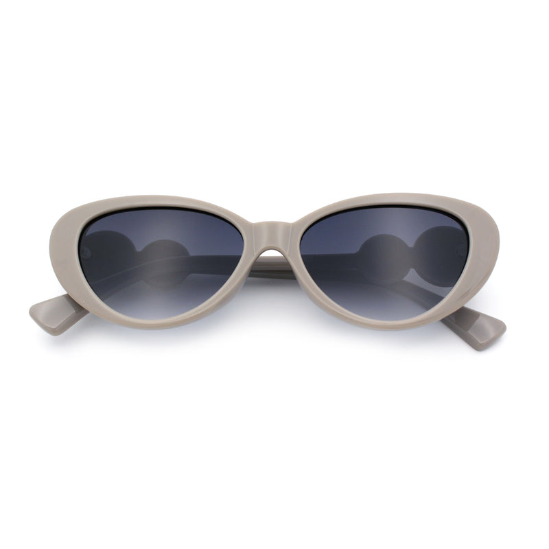 Womens Star Stud Jewel Trim Arm Mod Cat Eye Plastic Fashion Diva Sunglasses