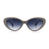 Womens Star Stud Jewel Trim Arm Mod Cat Eye Plastic Fashion Diva Sunglasses