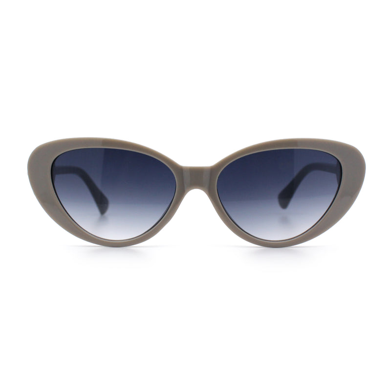 Womens Star Stud Jewel Trim Arm Mod Cat Eye Plastic Fashion Diva Sunglasses