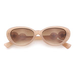 Womens Star Stud Jewel Trim Arm Mod Cat Eye Plastic Fashion Diva Sunglasses