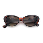 Womens Star Stud Jewel Trim Arm Mod Cat Eye Plastic Fashion Diva Sunglasses
