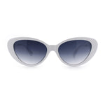 Womens Star Stud Jewel Trim Arm Mod Cat Eye Plastic Fashion Diva Sunglasses