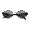Hipster Diamond Shape Hustler Metal Rim Retro Fashion Sunglasses