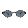Hipster Diamond Shape Hustler Metal Rim Retro Fashion Sunglasses