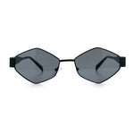 Hipster Diamond Shape Hustler Metal Rim Retro Fashion Sunglasses