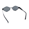 Hipster Diamond Shape Hustler Metal Rim Retro Fashion Sunglasses