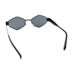 Hipster Diamond Shape Hustler Metal Rim Retro Fashion Sunglasses