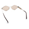 Hipster Diamond Shape Hustler Metal Rim Retro Fashion Sunglasses