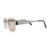 Hipster Rectangle Y2K Hustler Metal Rim Retro Fashion Sunglasses