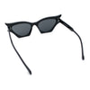 Womens Rich Gilded Age Opulent Gothic Cat Eye Plastic Fashion Sunglasses