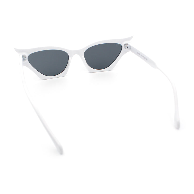 Womens Rich Gilded Age Opulent Gothic Cat Eye Plastic Fashion Sunglasses