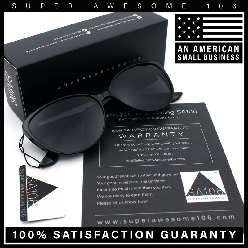 Women Chic Mod Oversized Cat Eye Designer Fashion Sunglasses