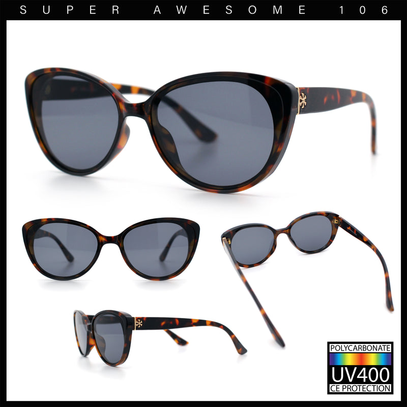 Women Chic Mod Oversized Cat Eye Designer Fashion Sunglasses