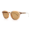 Mens Gentleman Hipster Horn Rim Keyhole Plastic Round Sunglasses