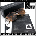 Mens Gentleman Hipster Horn Rim Keyhole Plastic Round Sunglasses