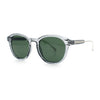 Mens Gentleman Hipster Horn Rim Keyhole Plastic Round Sunglasses