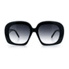 Womens Mod Retro Oversized Thick Plastic Minimal Designer Sunglasses