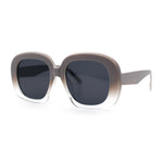 Womens Mod Retro Oversized Thick Plastic Minimal Designer Sunglasses
